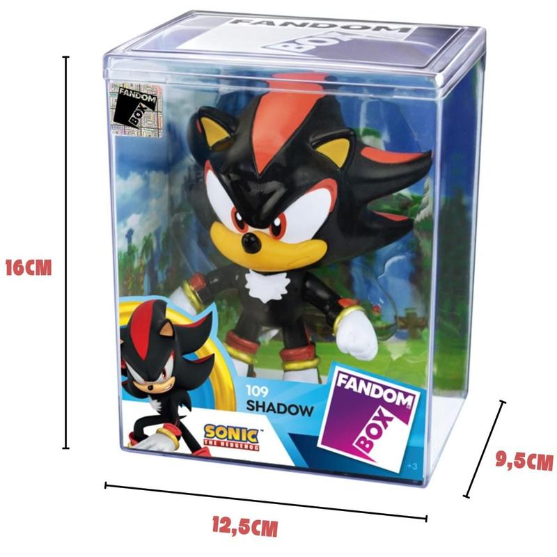 Boneco Shadow Fandom Box Turma Do Sonic Vinil Colecionável Líder